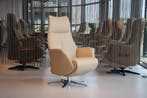 De Toekomst Relaxfauteuil Twice TW-157N 3 motoren+accu Leer, Ophalen of Verzenden, Nieuw, Leer, Design stoel