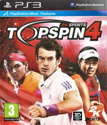 Playstation 3 Top Spin 4, Verzenden, Zo goed als nieuw