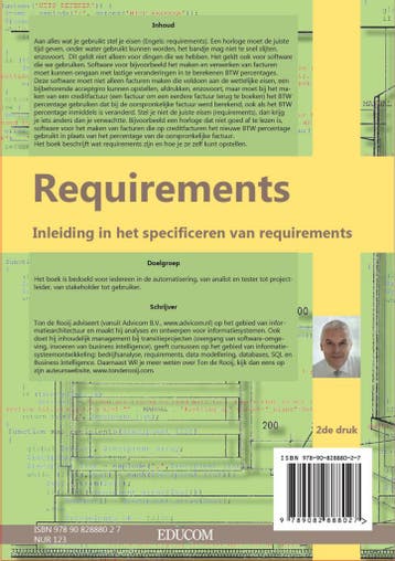 Requirements 9789082888027 Ton de Rooij, Verzenden, Gelezen, Ton de Rooij