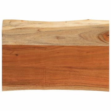 Massief houten tafelblad | Natuurlijke rand | Laatste Stuk!, Minder dan 50 cm, Gebruikt, 50 tot 100 cm, Ophalen of Verzenden