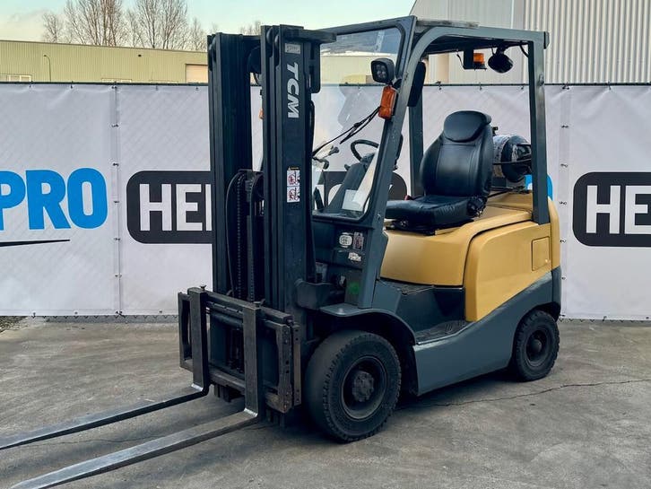 TCM FHG15T3 hh 435 cm (2010) nette LPG heftruck MET VIDEO, Zakelijke goederen, Machines en Bouw | Heftrucks en Intern transport