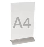 Menuhouder A4 Met Alu-voet | Displaywinkel.nl, Verzenden, Nieuw in verpakking, Etalage