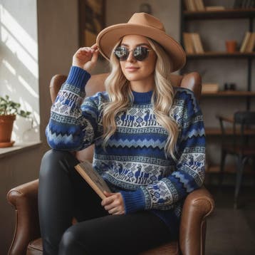Alpaca trui dames, Alpaca Wollen Trui, Kleding | Dames, Truien en Vesten, Overige kleuren, Verzenden, Maat 42/44 (L), Nieuw