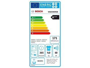 BOSCH Serie 6 Plus WQH246D9GB - Warmtepompdroger 9 kg -, Verzenden, Zo goed als nieuw