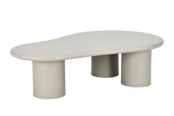Salontafel ORGANIKO 130cm greige beige - 48553, Ophalen of Verzenden, Nieuw