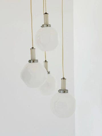 Kroonluchter - Glas, Antiek en Kunst, Antiek | Lampen