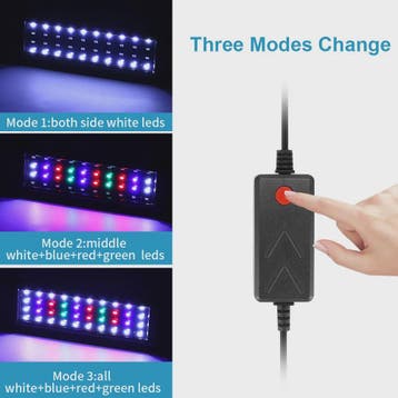 Super Slim Aquarium LED Verlichting - Plantengroei & RGB Kle, Verzenden, Nieuw