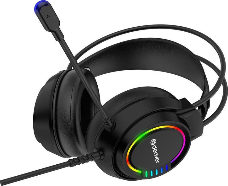 Denver GHS-130 - Gaming koptelefoon - headset - Hoofdband -, Audio, Tv en Foto, Koptelefoons, Verzenden
