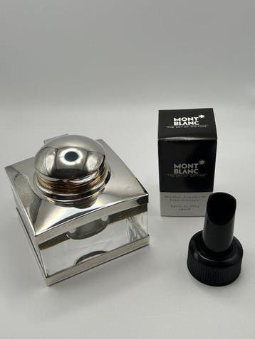 Montblanc - Inktpot - .925 zilver, Kristal