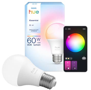 Philips Hue White and Color Ambiance Essential A60 E27 Slimm, Huis en Inrichting, Lampen | Overige, Verzenden, Zo goed als nieuw