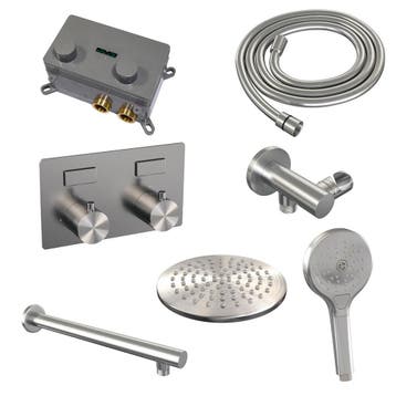 Brauer Brushed Edition Thermostatische Regendoucheset Inbouw, Doe-het-zelf en Verbouw, Sanitair, Ophalen of Verzenden, Nieuw