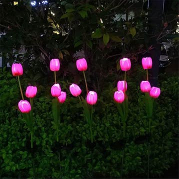 Solar LED Tuinlamp Tulp Design, Verzenden, Nieuw