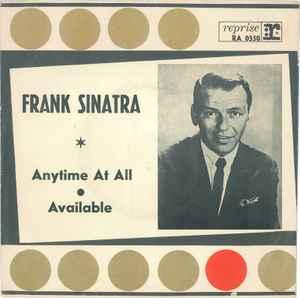 vinyl single 7 inch - Frank Sinatra - Anytime At All, Cd's en Dvd's, Vinyl Singles, Verzenden, Zo goed als nieuw, 7 inch, Jazz en Blues