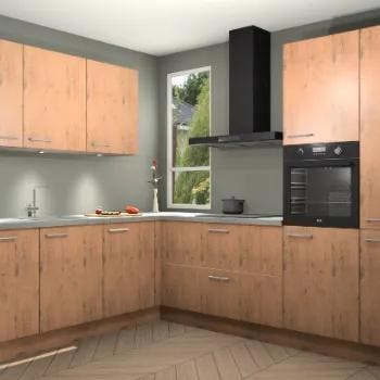 Astoria Eiken keuken Bagdad 128172, Verzenden, Nieuw