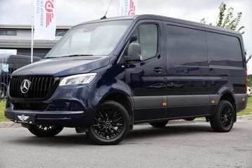 Zakelijke Lease |  Mercedes-Benz Sprinter 319 V6 3.0 CDI L2H, Automaat, Stof, Gebruikt, Blauw