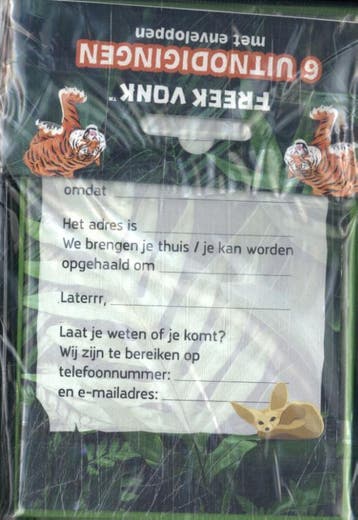 Freek Vonk 2 - Uitnodiging Pk 942 - Set Van 6 |  | Nieuw, Ophalen of Verzenden, Nieuw