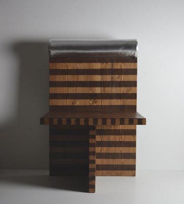 Studio Greca - Fauteuil - Ettore, modernistische ode - Hout,