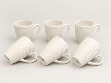 Wedgwood - Koffie- en theeservies (6) - Windsor - Porselein, Antiek en Kunst