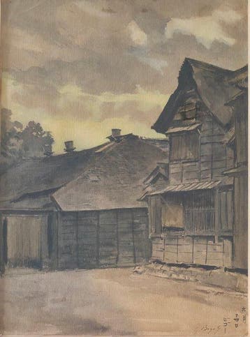 Georges Ferdinand Bigot (1860–1927) - Japanese Houses –, Antiek en Kunst