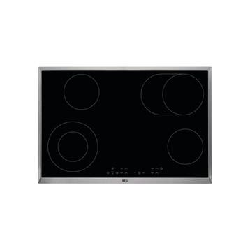 AEG HK834060XB – Keramische kookplaat – 80 cm – RVS omlijsti, Witgoed en Apparatuur, Kookplaten, Verzenden, Nieuw