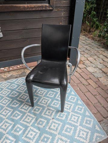 Vitra - Philippe Starck - Stoel - Louis 20 BLACK+ armleuning