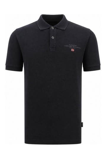 Napapijri Polo in maat S Zwart, Kleding | Heren, Truien en Vesten, Verzenden, Zo goed als nieuw, Zwart, Napapijri