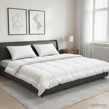 vidaXL Dekbed 200x240 cm 4 seizoenen 300 GSM Australisch Wol, Verzenden, Nieuw, Wit