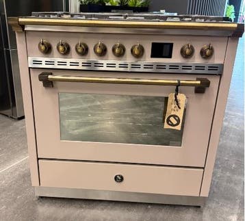Steel AQ9S-4M SA B Ascot gasfornuis SHOWROOMMODEL3899, Witgoed en Apparatuur, Ophalen of Verzenden, Nieuw