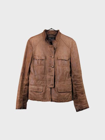 Arma Collection Leren jas Dames maat XL Bruin Vintage, Bruin, Maat 46/48 (XL) of groter, Ophalen of Verzenden, Zo goed als nieuw