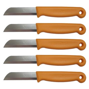 Solingen Schilmesje – RVS Glad – 16 cm met Blade Cover, Ophalen of Verzenden, Nieuw, Rvs of Chroom