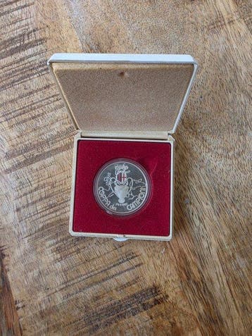 AC Milan - 1989 European Cup Winners - Solid Silver (AG 986), Nieuw