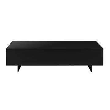 Salontafel Braunschweig 115x55x31 cm zwart hoogglans, Huis en Inrichting, Verzenden, Nieuw