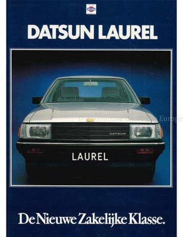 1981 NISSAN LAUREL BROCHURE NEDERLANDS, Nieuw, Nissan, Author