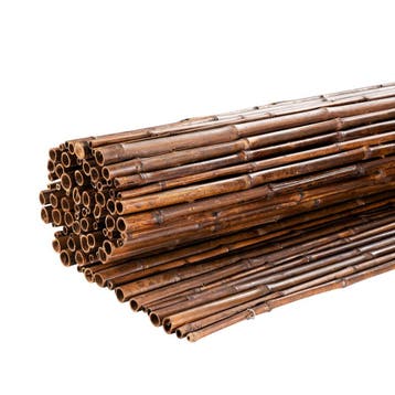Zwarte bamboemat 20-25mm 180 x 180 cm, Verzenden, Nieuw