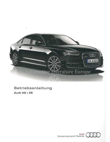 2018 AUDI A6 & S6 INSTRUCTIEBOEKJE DUITS