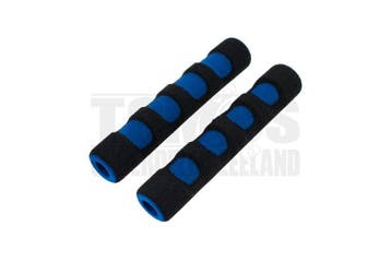 Remhendel greep foam rubber zwart / blauw Tuning, Fietsen en Brommers, Ophalen of Verzenden, Nieuw, Tuning
