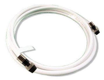High End WIT Coaxkabel 2xF met weatherboot, Audio, Tv en Foto, Audiokabels en Televisiekabels, Ophalen of Verzenden, Nieuw, Tv-kabel