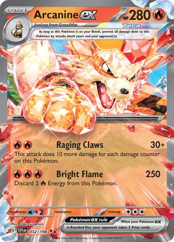 Arcanine ex (SVI 032), Ophalen of Verzenden, Nieuw