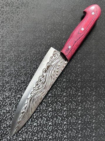 Custom Hand-Forged Premium Chefs Knife - Tafelmes - Staal,