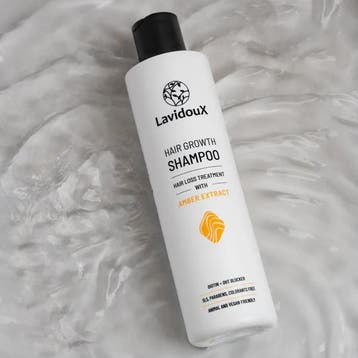 Luxe Natuurlijke sulfaatvrij shampoo met Amber - Arganolie, Nieuw