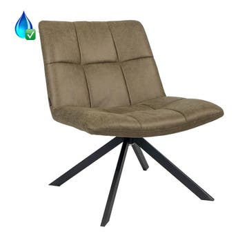 Elvira fauteuil, ECO leder, Overige plaatsen, Ophalen of Verzenden, Nieuw in verpakking, Stoel