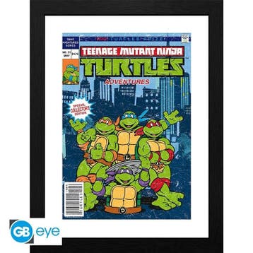 Teenage Mutant Ninja Turtles Comics Cover Framed Print 30 x, Ophalen of Verzenden, Nieuw