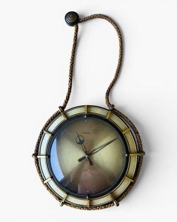 Wandklok - Diehl - Vintage Messing, Metaal - 1940-1950 -