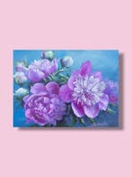 Silvana Pasini - Peonie rosa, Antiek en Kunst, Kunst | Schilderijen | Modern