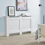 Radiatoromkasting radiatorombouw MDF wit 152x19x82 cm, Verzenden, Nieuw