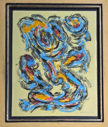 Theo Wolvecamp (1925-1992) - Abstracte compositie