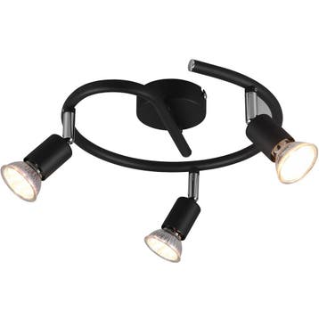 LED Plafondspot - Trion Pamo - GU10 Fitting - 3-lichts - Ron, Ophalen of Verzenden, Nieuw