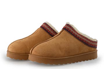 Nelson Pantoffels in maat 40 Cognac, Overige kleuren, Verzenden, Zo goed als nieuw, Nelson
