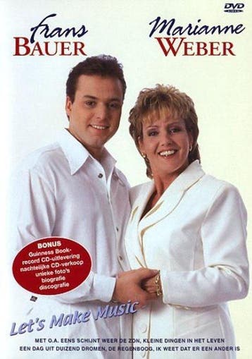 Frans Bauer en Marianne Weber - lets make music (dvd, Ophalen of Verzenden, Zo goed als nieuw