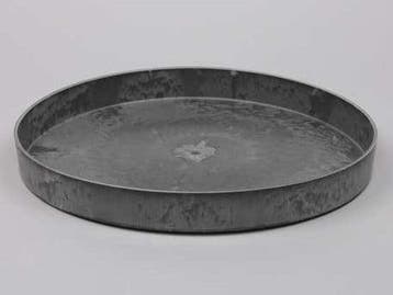 Onderbord Dienblad Rond Basic Grey 27 cm, Huis en Inrichting, Ophalen of Verzenden, Nieuw